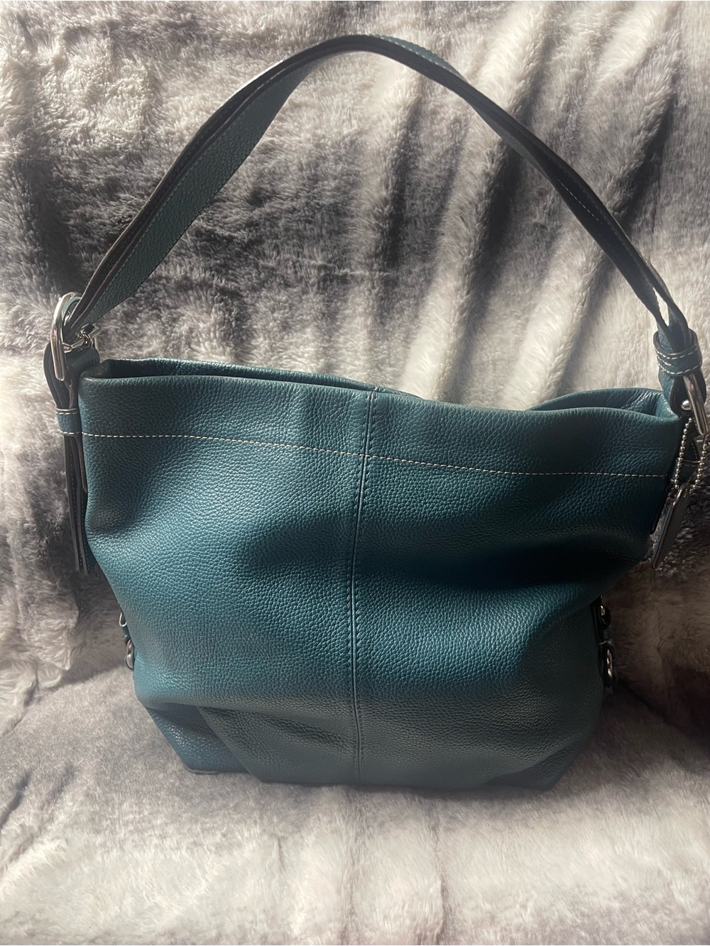 Coach Leather Duffle Convertible Crossbody F15064